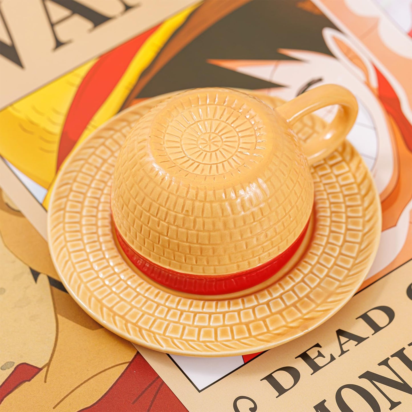 StrawHat Cups Luffy,Ace,Sabo Cups